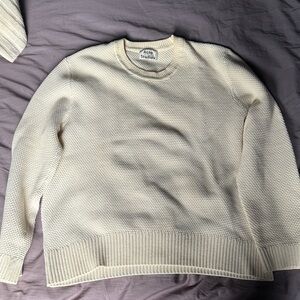 Acne Studio Cream Crewneck Sweater